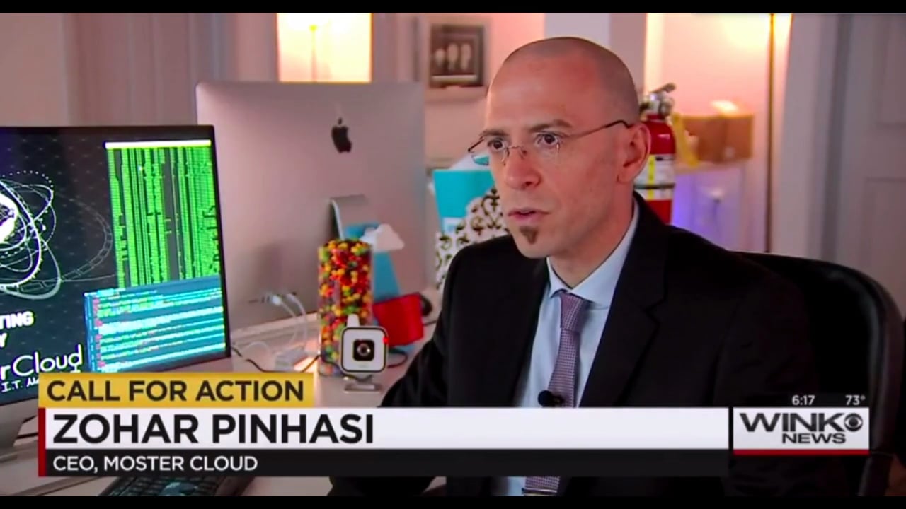 MonsterCloud's CEO Zohar Pinhasi interviewed by "CBS": A new war, Hackers using your devices to commit crimes