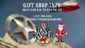 Ranger Museum Holiday Gift Shop Promo