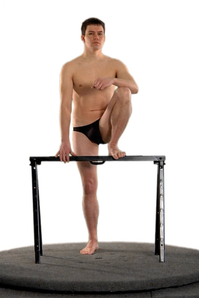 04 MIKE StandSawHorse 1legUp 592x888w