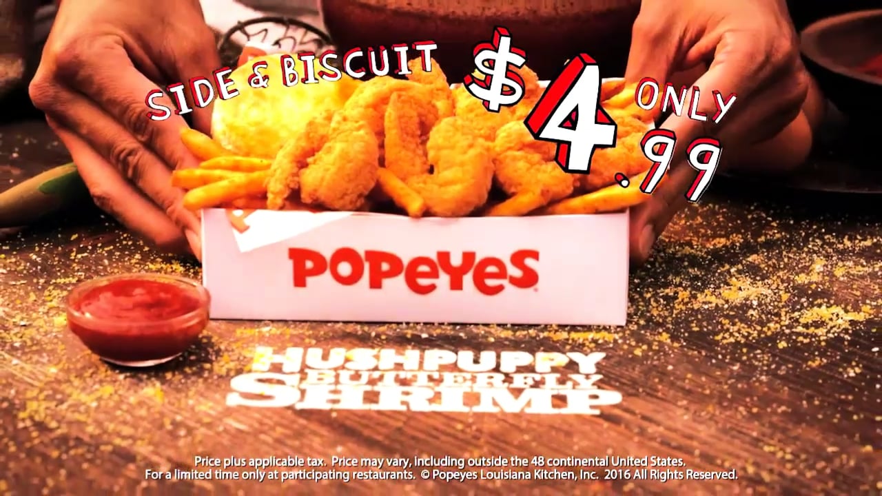 Popeyes Commercial 2016