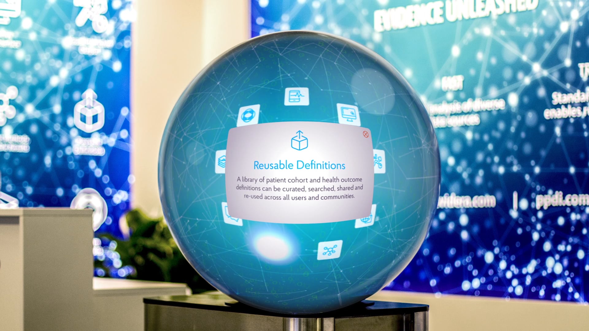 Evalytica Tradeshow Interactive Globe