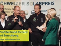 Weltsolarpreis 2016 an Prof. Dr. Bertrand Piccard und André Borschberg von Solar Impulse
