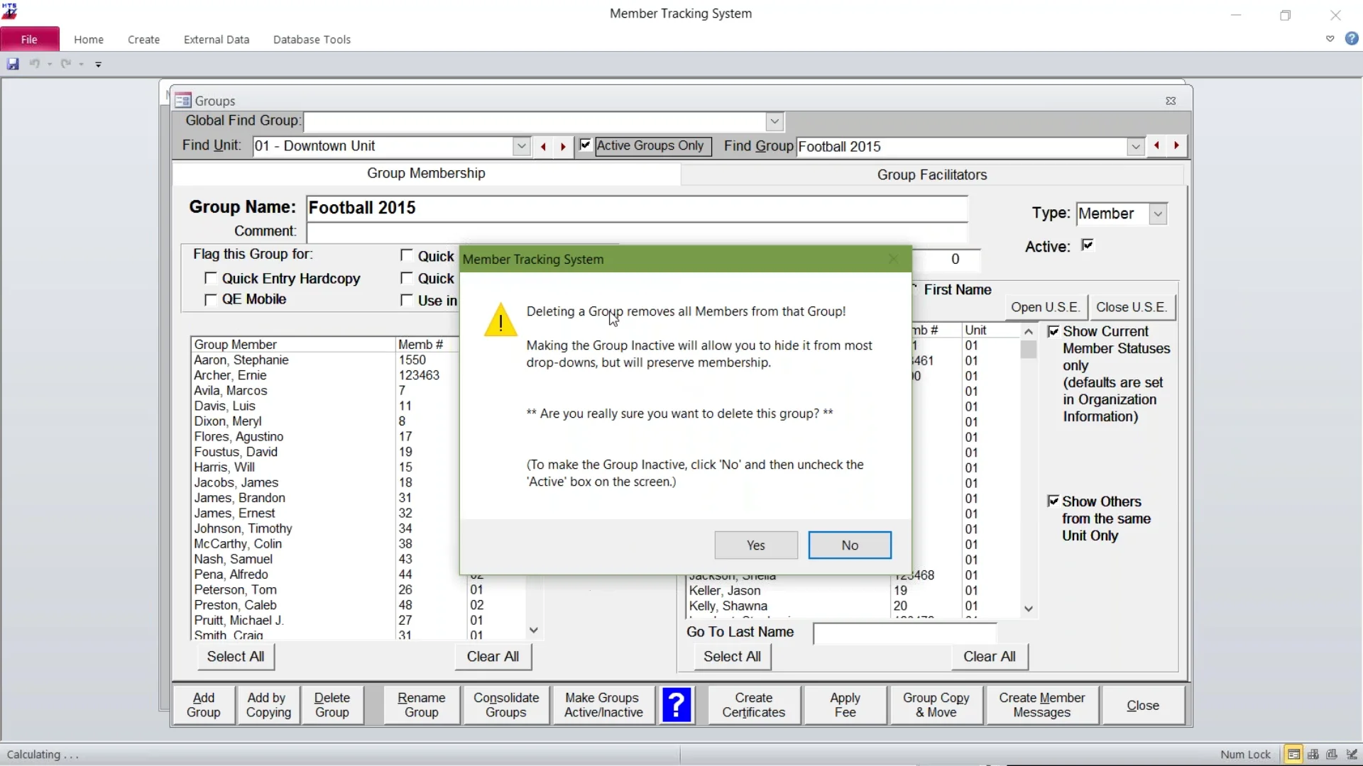 Member Tracking System Groups on Vimeo