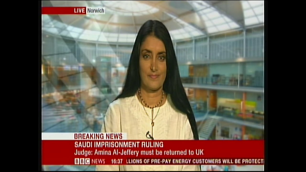 Aneeta Prem talking to the BBC