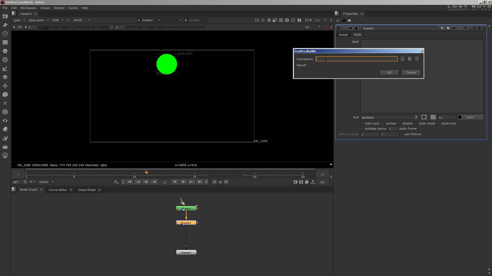 Free Nuke Expression Disable Any Node Using an Expression