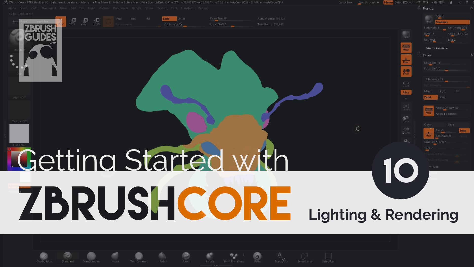 Getting Started With Zbrushcore Lighting Rendering On Vimeo