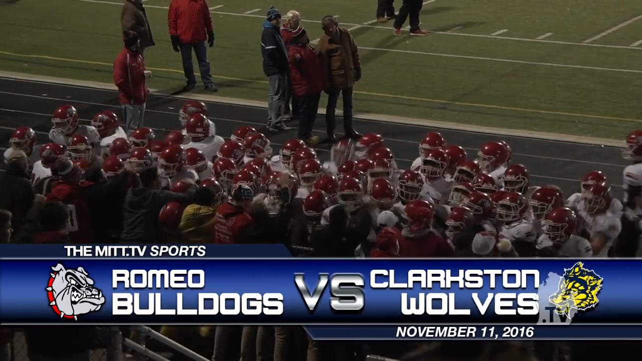 Bulldog Sports Tales: Varsity Football Highlights - Romeo Bulldogs vs ...
