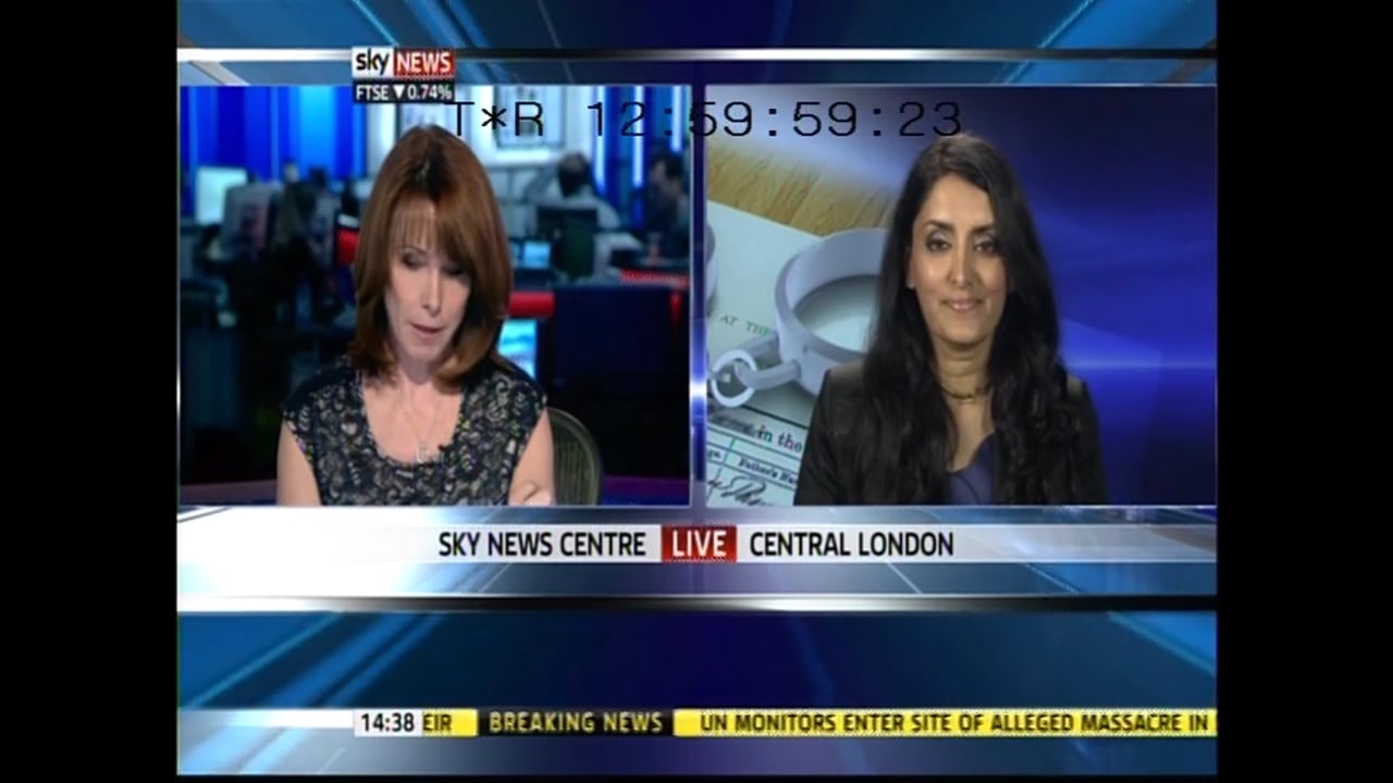 Aneeta Prem on Sky News