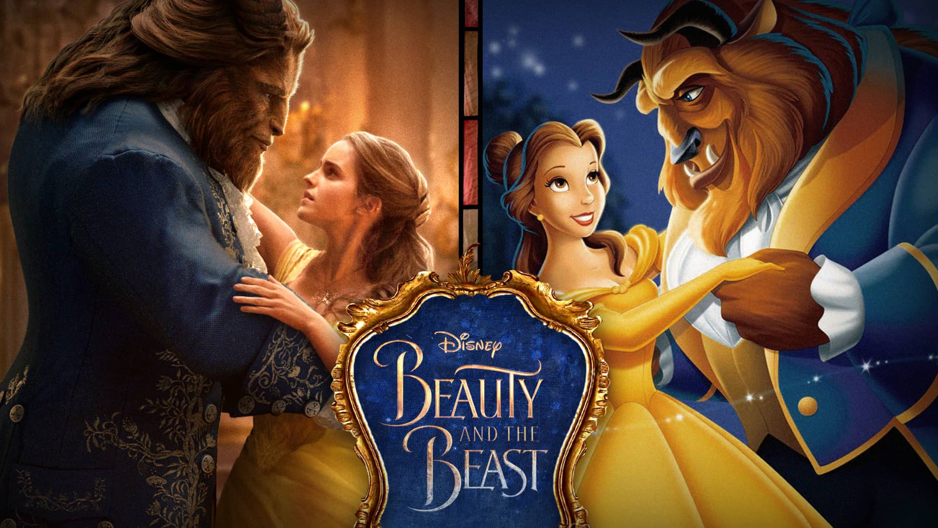 Beauty and the Beast - Live Action Side by Side Comparison (1991 vs. 2017) on Vimeo