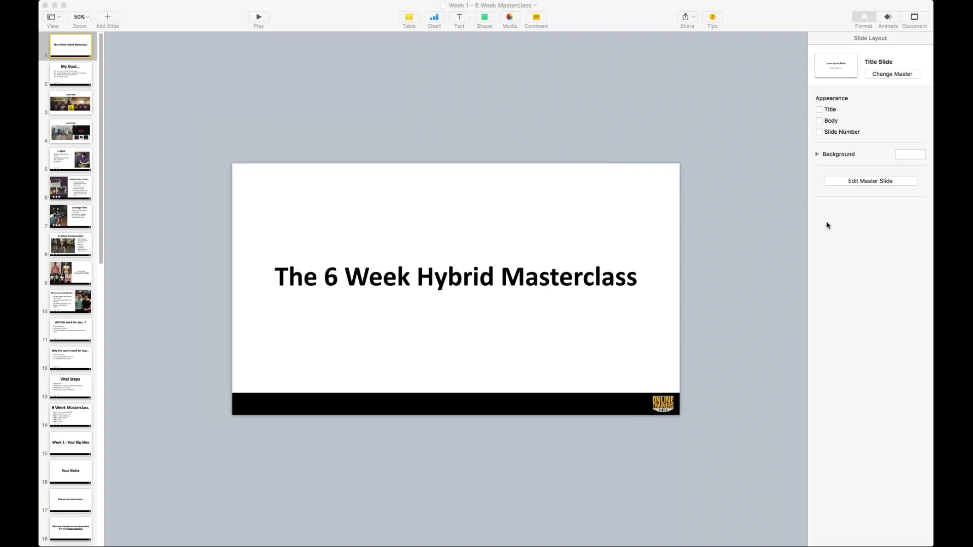 Week 1 - 6 Week Hybrid Masterclass Introduction on Vimeo