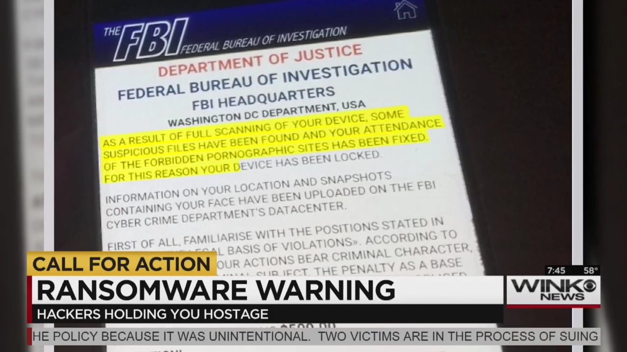 MonsterCloud’s CEO Zohar Pinhasi interviewed by “CBS": Ransomware virus uses fake FBI threat, which effects android devices