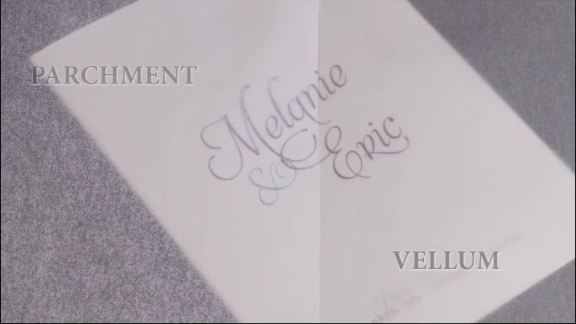 Parchment vs Vellum What's The Difference on Vimeo