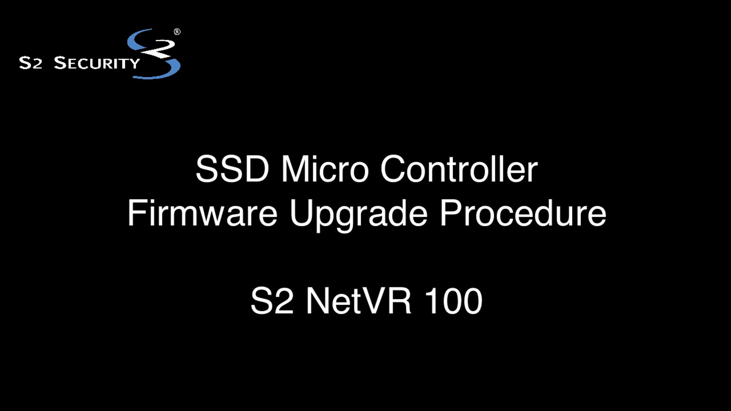 S2 NetVR 100 Firmware Upgrade | Videos & Movies on Vimeo