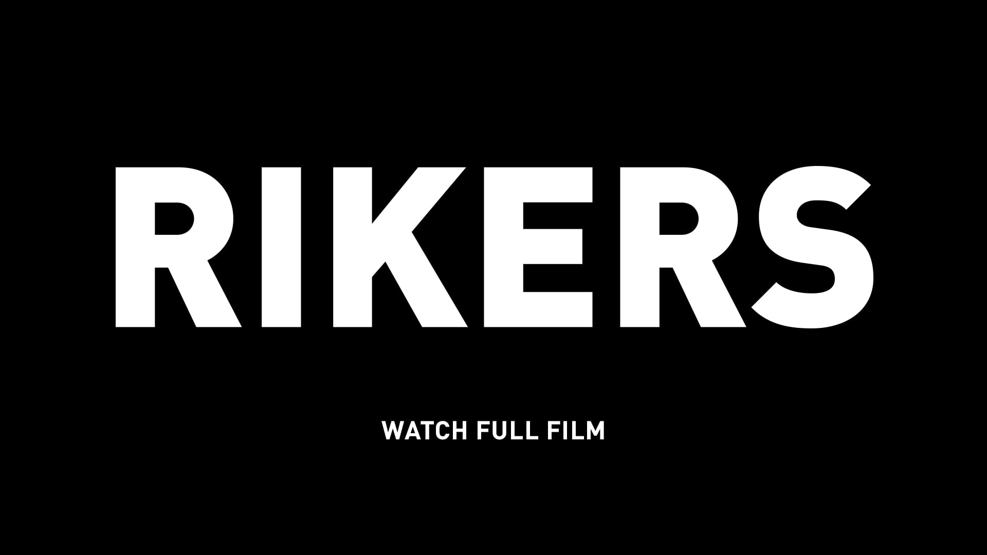 RIKERS - Thirteen/WNET Broadcast on Vimeo