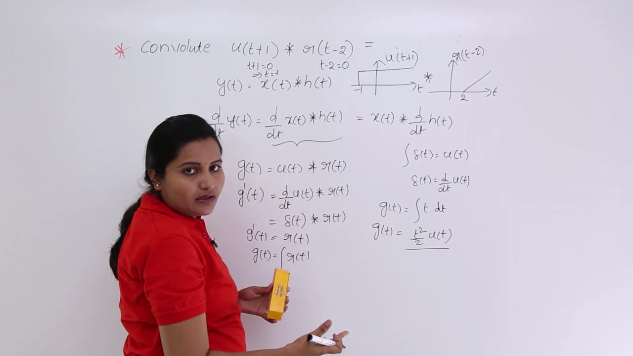 Convolution of Unit Step with Ramp using Differentition Propertiy on Vimeo