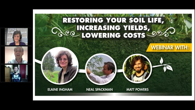The Sustainable Design masterclass presents - Soil Biology, Increased Profits with Dr. Elaine Ingham