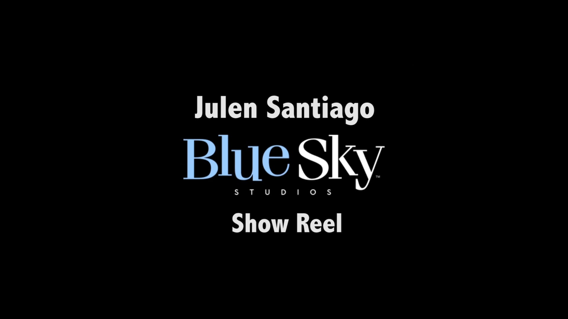 Six Films at Blue Sky Studios Reel on Vimeo