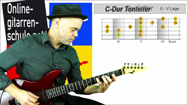 Durtonleiter in verschiedenen Tonarten