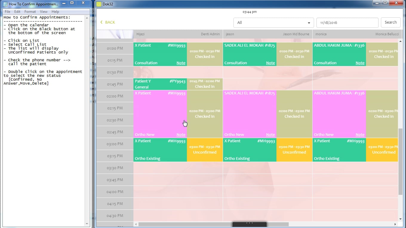How to confirm appointments on Vimeo