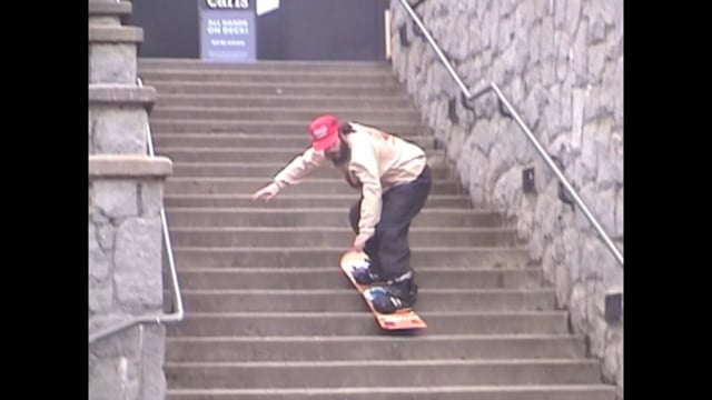 'Snow'boarding in Whistler Village