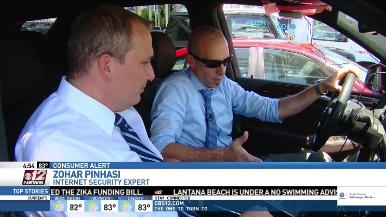 MonsterCloud's C.E.O Zohar Pinhasi talks with "CBS" - WiFi Dangers
