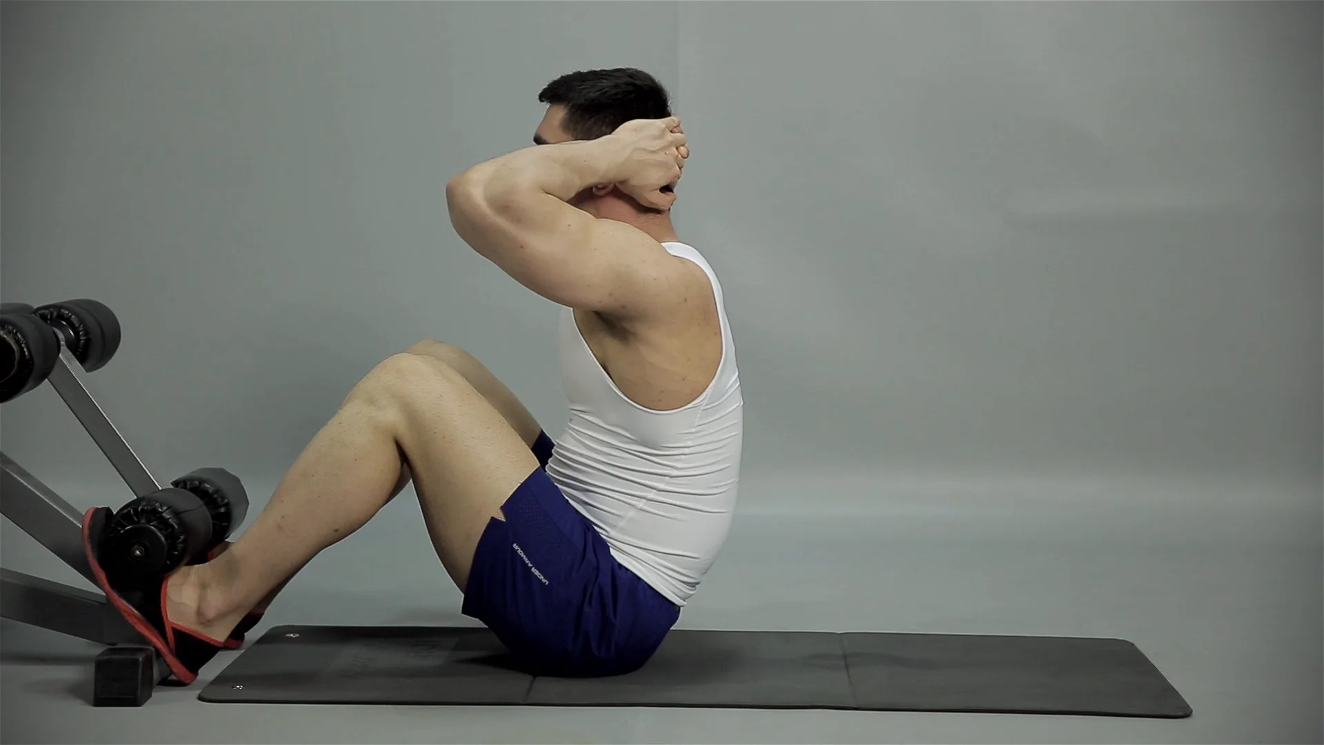 Transversus Abdominis Bracing with Heel Slides on Vimeo