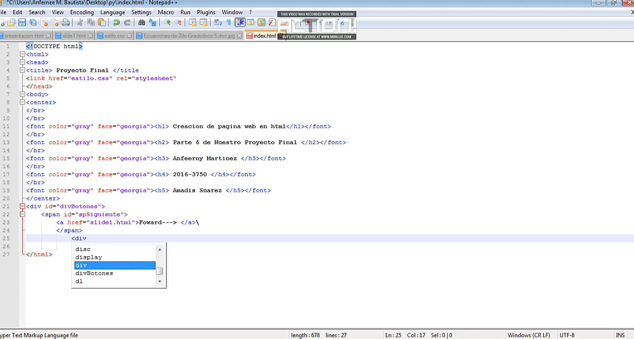 Tutorial on Vimeo