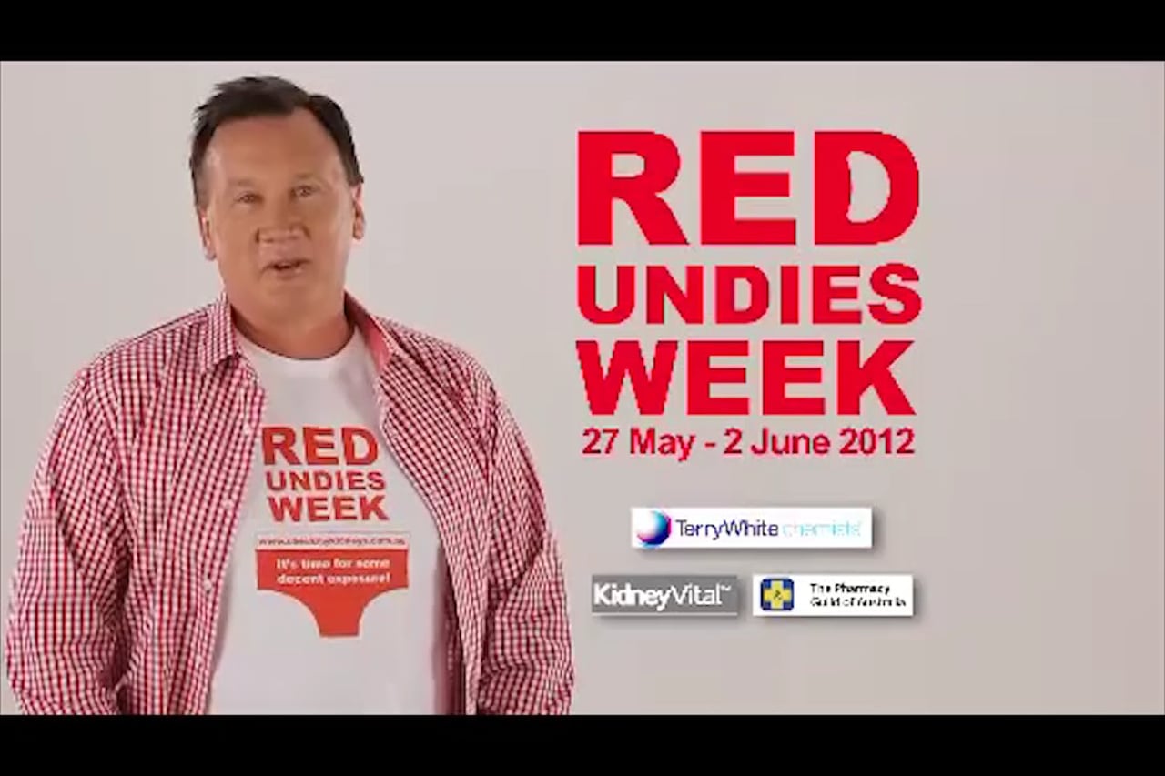 Tim Mathieson Red Undies Week