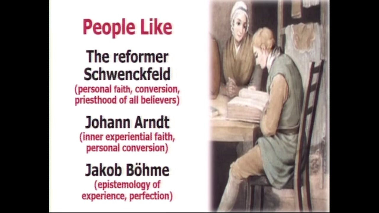 Pietism 2: Spener and Franke & Halle Pietism