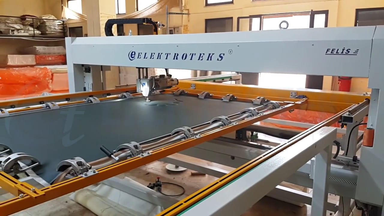 FELIS - Single Head Frame Type Head Movable Quilting Machine - LEATHER ...