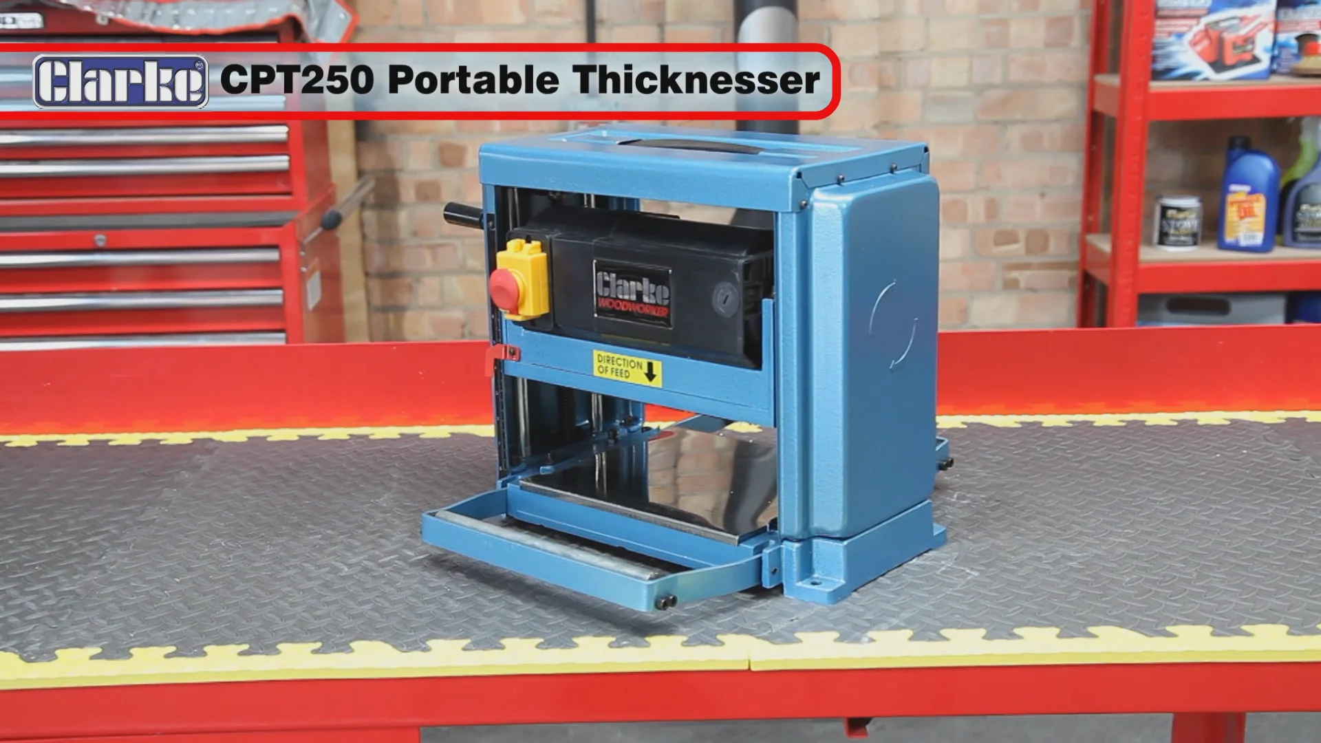 254mm deals planer thicknesser