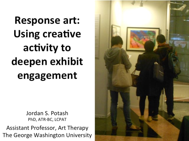 Response art: Using creative activity to deepen exhibit engagement