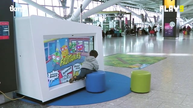 Play9 lands at Heathrow Airport with interactive digital kids screen
