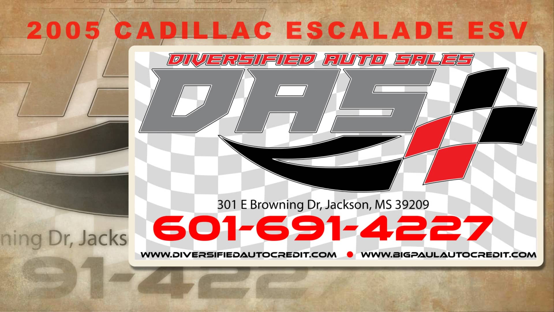 2005 CADILLAC ESCALADE ESV, For Sale, Diversified Auto Sales, Jackson