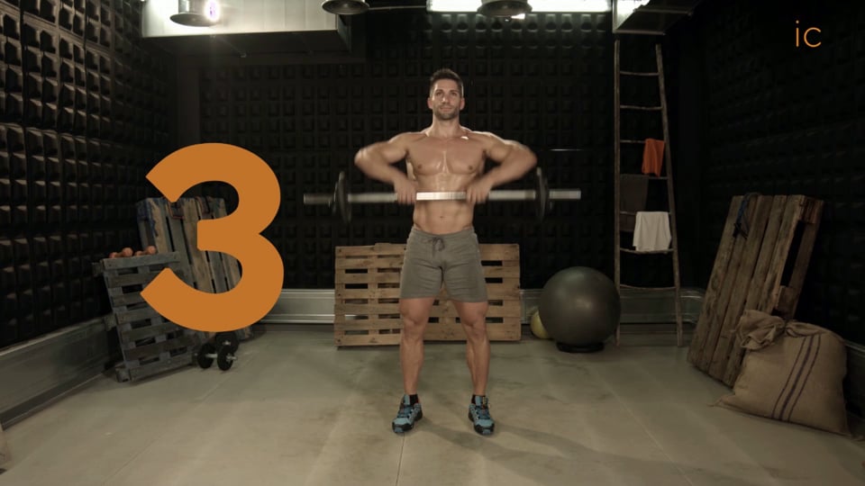 Remo Al Mentón Con Barra