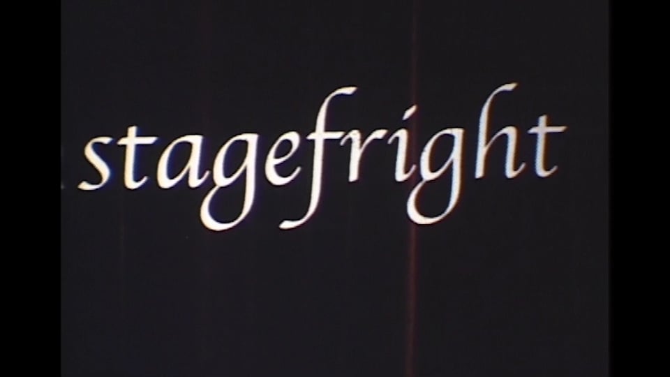 stage fright