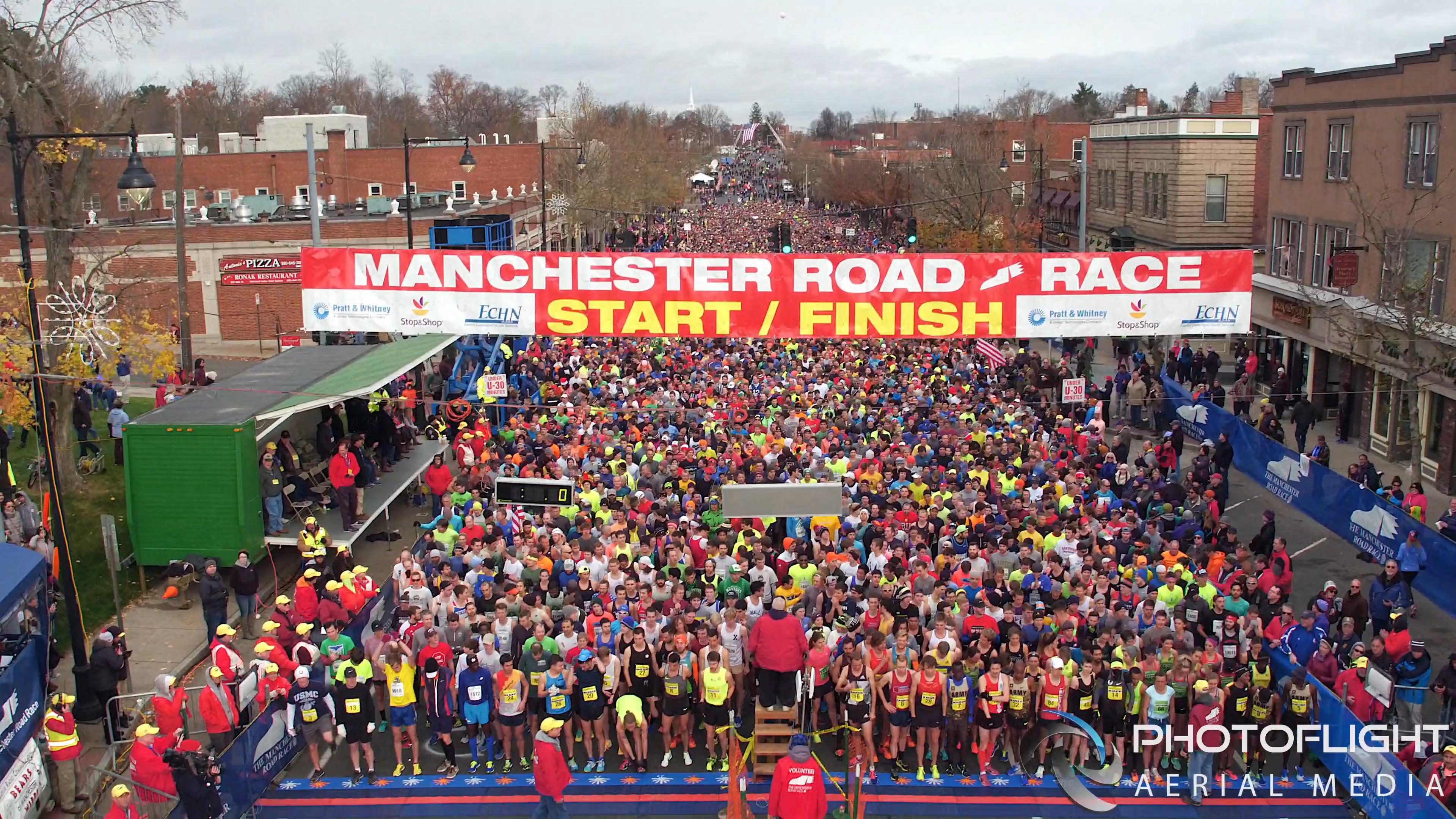 2016 Manchester CT Road Race Teaser. NY, NYC, CT, MA, RI, NJ Aerial