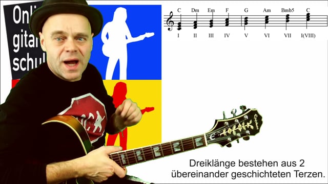 Akkorde in der Durtonleiter Theorie