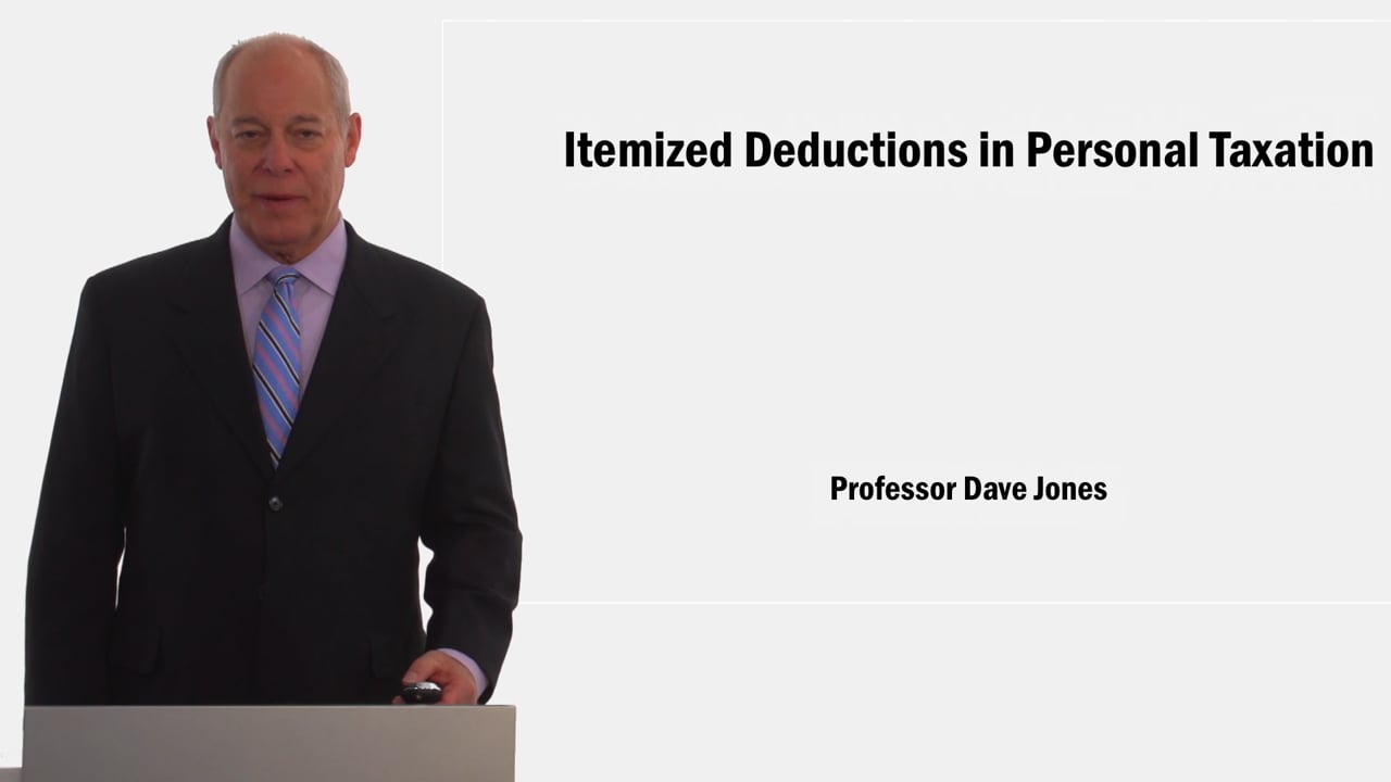 Itemized Deductions in Personal Taxation