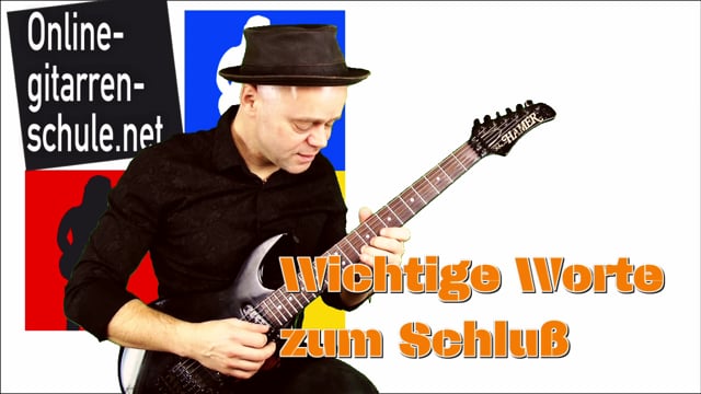 Wichtige Worte zum Schluß