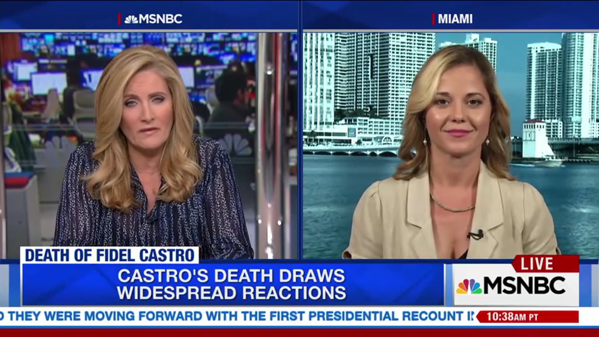MSNBC - Castro Passes