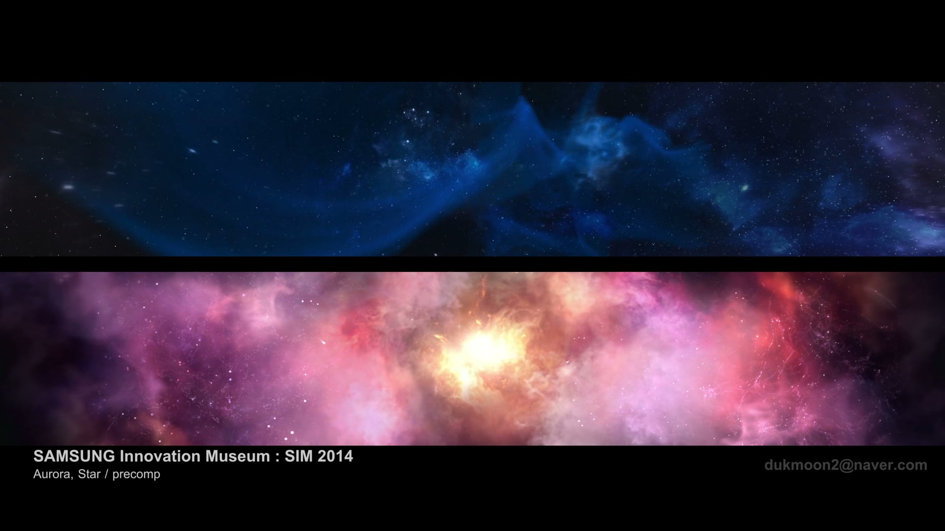 SAMSUNG Innovation Museum : SIM ( Space Nebula ) 2014