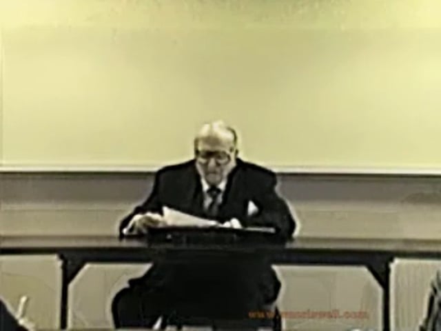 Damnation and Hell (Lecture)