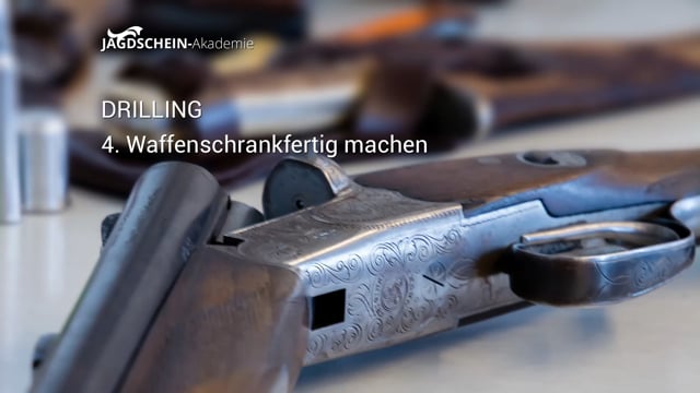 Prüfungsabschnitt 4: Waffenschrankfertig machen – mit Pufferpatrone
