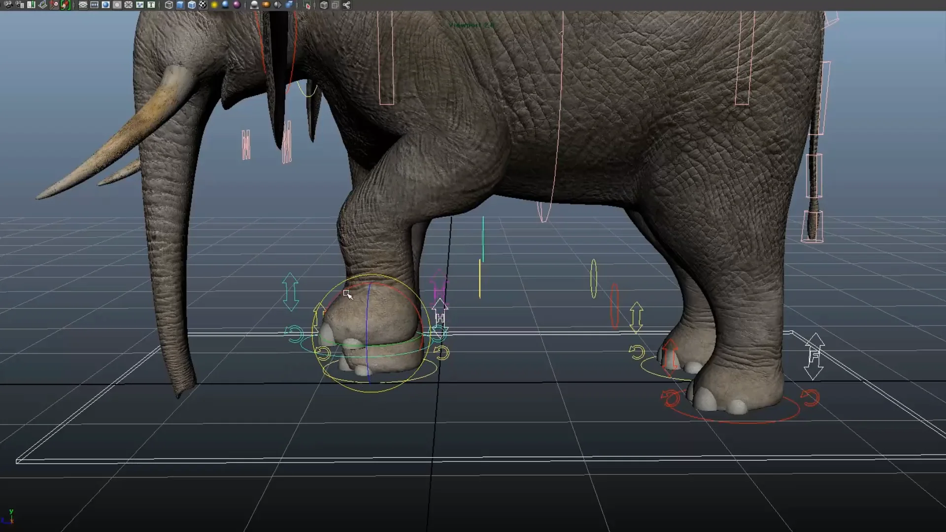 5th Work Sungryoung Park Maya Rigging Elephant on Vimeo