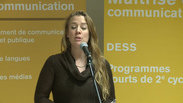 Conférence: «Présentation de la maîtrise en communication, concentration jeux vidéo et ludification»