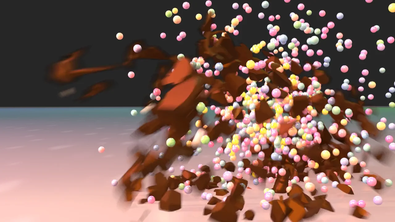 Exploding Chocolate Unicorn on Vimeo