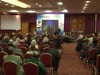 Andrew White speaking on Saturday night at the FGB/BMF Convention in Dublin