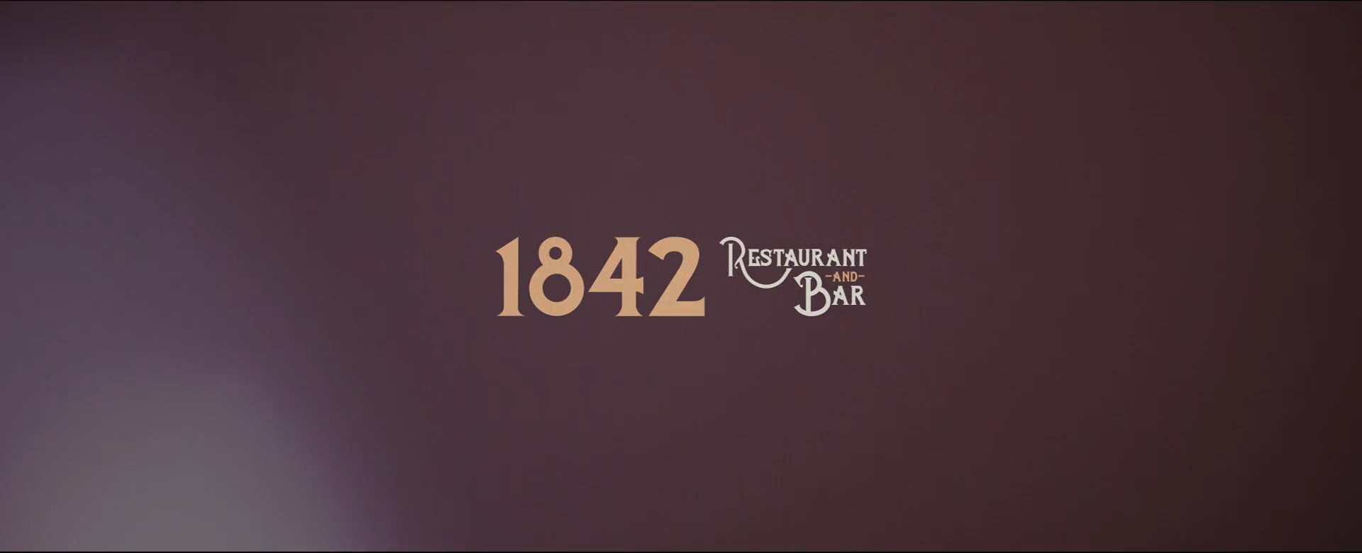 1842 Restaurant & Bar on Vimeo