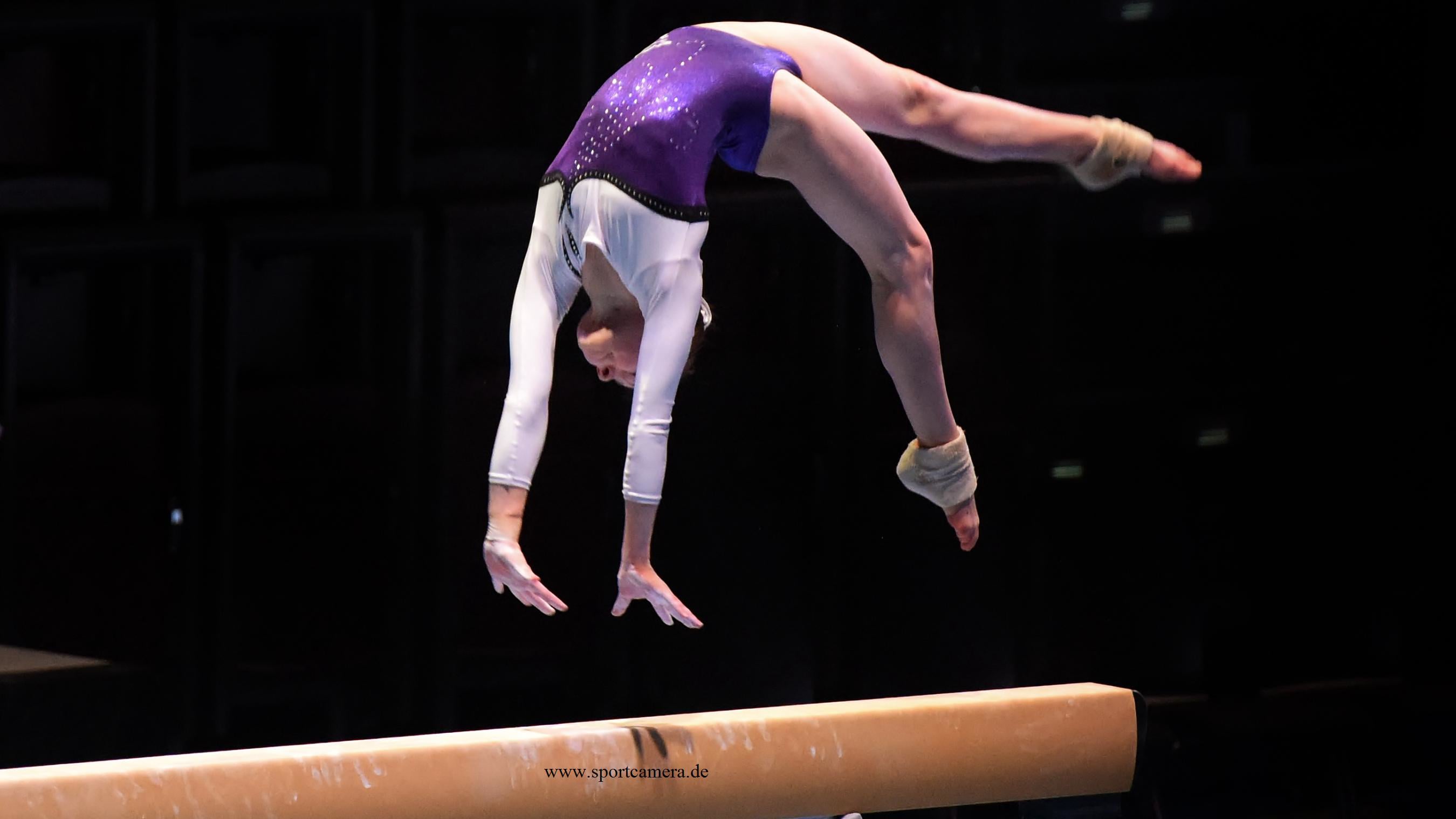 Lisa Schöniger - Schwebebalken - TuS Chemnitz - DTL Finale 2016 ...